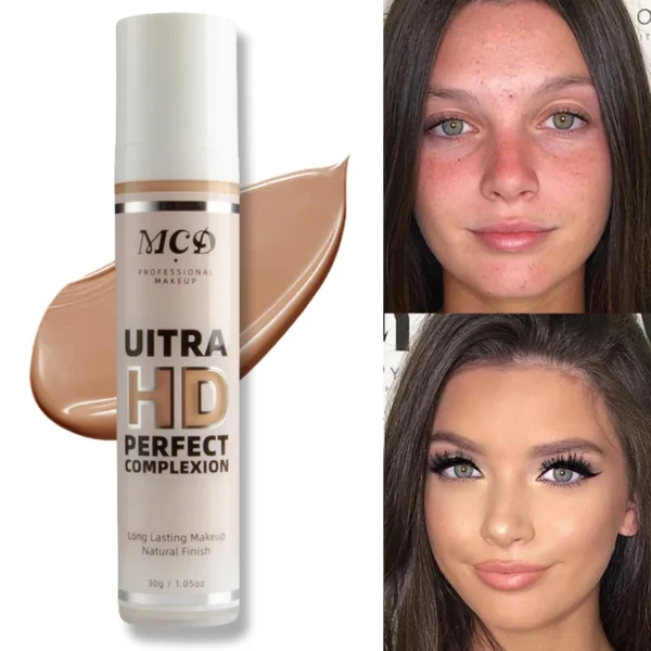 9 Shade Full Coverage Concealer Liquid Foundation makeup high coverage Base makeup cushion Foundation cream Natural Matte - Image 3