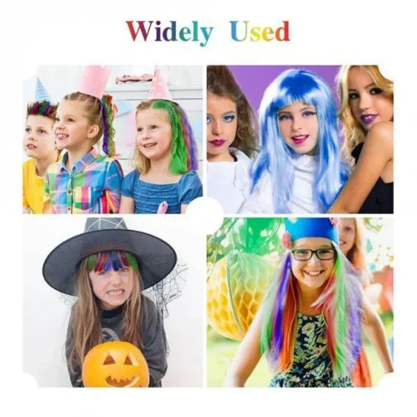 6/1pcs Hair Dye Comb Mascara Design Crayons For Hair Coloring Chalk Temporary Dye Pencil Mini Disposable Professional Hair Dyes - Image 2