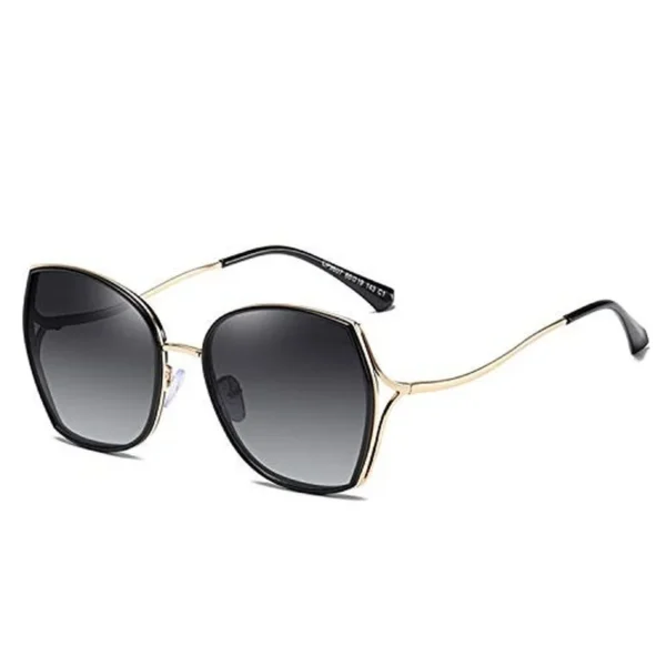 ZENOTTIC Fashion Oversized Polarized Sunglasses Women Geometric Vintage Gradient Shades UV400 Protection Metal Sun Glass - Image 2