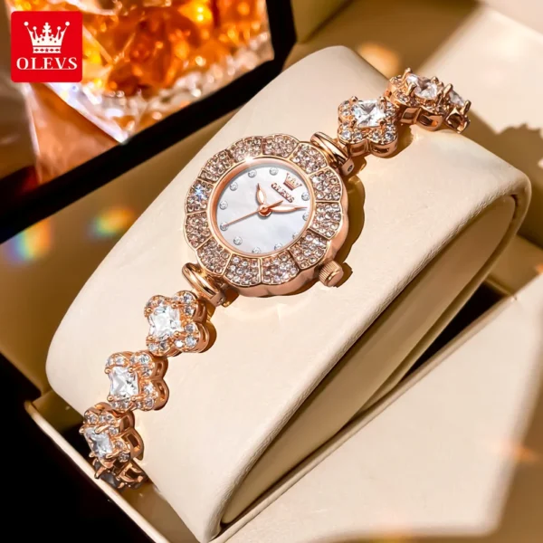 Q OLEVS 9813 brand watch fashion hot selling women's waterproof watch women's watch