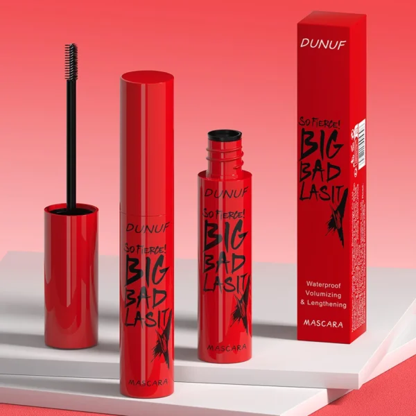 DUNUF 1 Pcs Long Lasting Mascara Thin Thick Waterproof Curl does not Easily Stain Sweat-proof and Non-smudging Beginner Friendly - Image 4