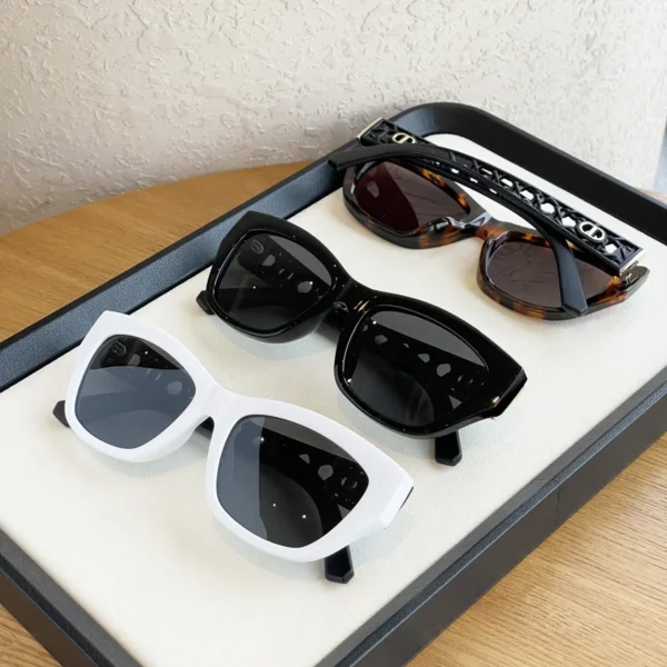 Fashion Designer's New Cat Eye Small FramePolarized Women's Sunglasses, A Must-have Item for Celebrities with Simple Lines UV400 - Image 2