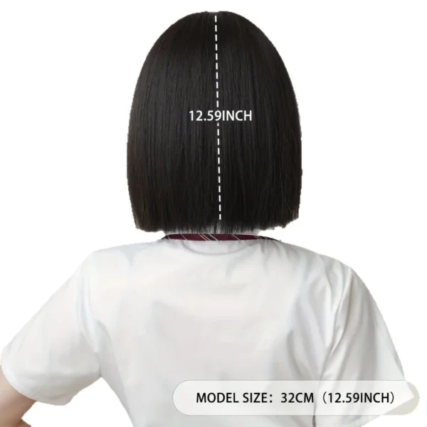 New synthetic wig female short hair refreshing personality high temperature silk holiday party daily complete full head cover - Image 2