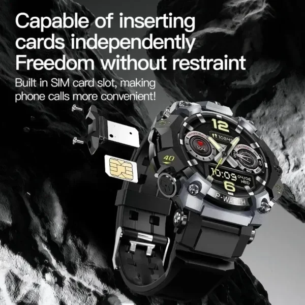 Watch 5g Full Netcom Smartwatch 1.5 inch Amoled HD Screen inset 4g/5g Sim Card GPS WIFI IP68 Waterproof Swimming Smart Watch - Image 4