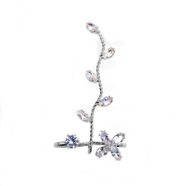 1pc Exquisite Zircon Foot Ring With Copper Inlay For Summer Women's Sexy Beach Accessories - Image 4
