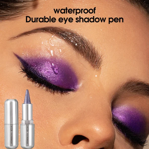 HOT Waterproof Eyeshadow Sticks Highlight Long Lasting High Pigmented Shimmer Glitter And Matte Eyeshadow Lip Pencil Crayon - Image 4