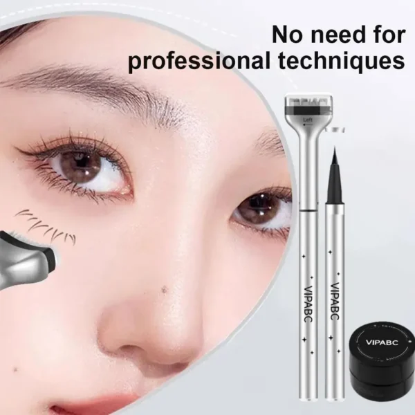 Eyelash Seal DIY Lower Lash Extension Stamp Silicone Makeup Tool For Beginner Convenient Natural Lower Eyelash Artifact Eyeliner - Image 6