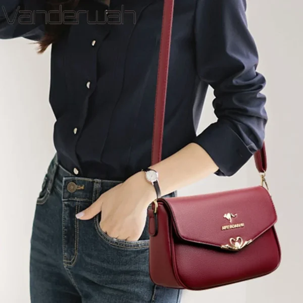 2024 Women's Small Handbags and Purses Female Shoulder Crossbody Bag High Quality Lady Messenger Sac Luxury Design Femme Bolsa - Image 3