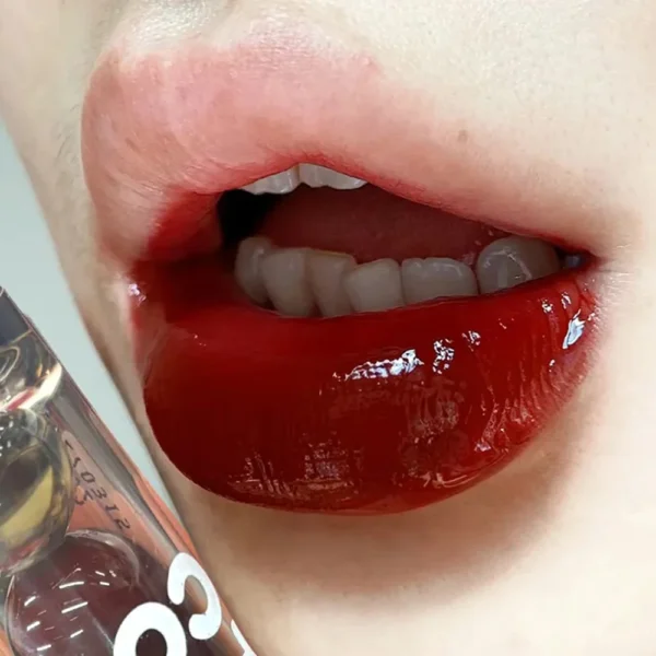 Dark Black Mirror Water Lip Gloss Moisturizing Juice Glass Tea Brown Red Lipsticks Lasting Non-stick Cup Korean Makeup Cosmetics - Image 2