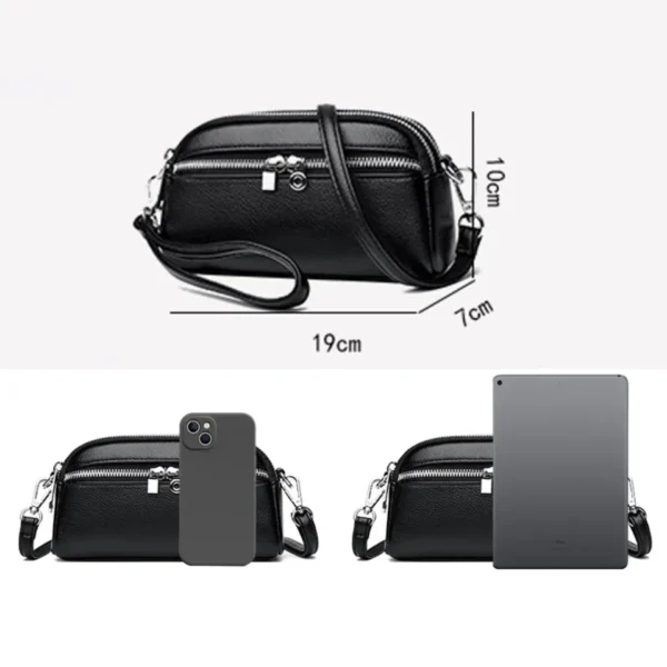 Two-layer Shoulder Mobile Phone Bags for Women Mom 2025 Purses Mother's Crossbody Small Clutch Coin Bag Sac A Main - Image 5
