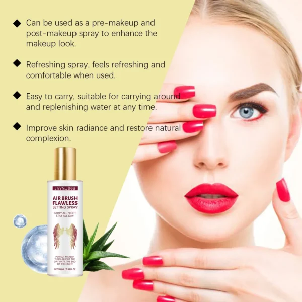 Moisturizing Setting Spray Face Make up Waterproof Lasting Matte Natural Refreshing Oil Control Foundation Makeup Fixer Spray - Image 3