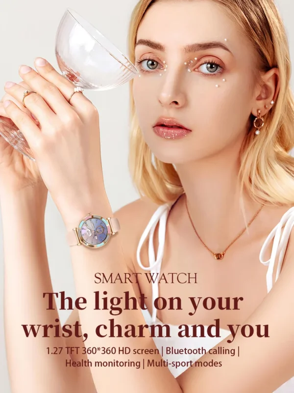 Time Owner Smart Watch 2025 Woman Bluetooth Call Watch Health Monitoring AI Voice Exercise Fitness Tracker Ladies smartwatch - Image 2