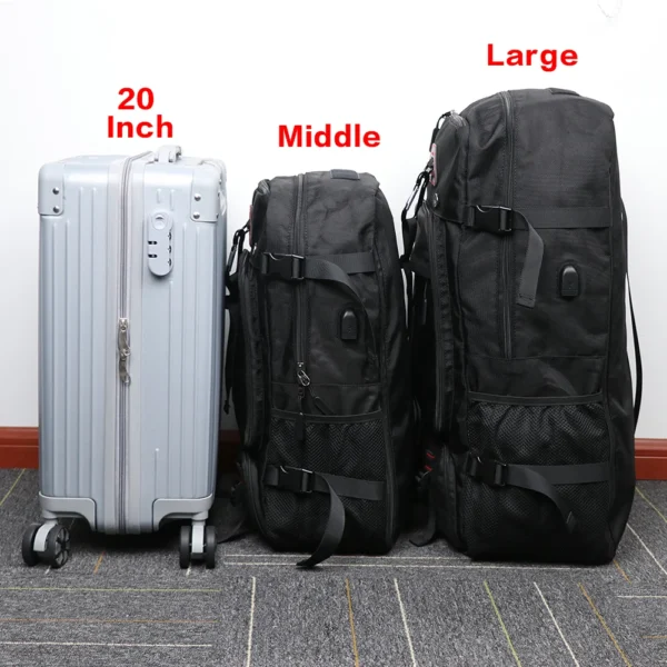XOKY 80L Travel Backpack Large Capacity Multiple Storage Spaces Anti Theft Backpack with Dry Wet Separation 8106 - Image 4