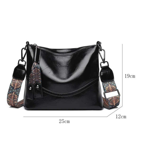 Luxury Designer Shoulder Crossbody Bags High-quality Leather Women Bags 2025 Fashion Ladies Handbags Crossbody Messenger Bag Sac - Image 4