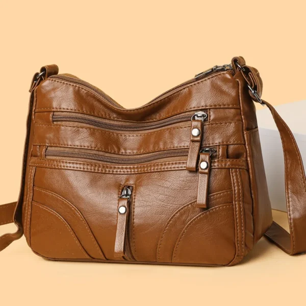 Top Selling Women Messenger Bags Matching-all Leather Feeling PU Shoulder Bags Fashion Gift for Girls & Middle Aged Female Sac - Image 2