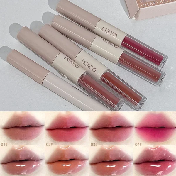 Makeup Gift Box Butterfly Bow Heart Limited Lipstick Powder Blush Eyeshadow Makeup Gift Box Set And Necklace Gifts For Women - Image 4
