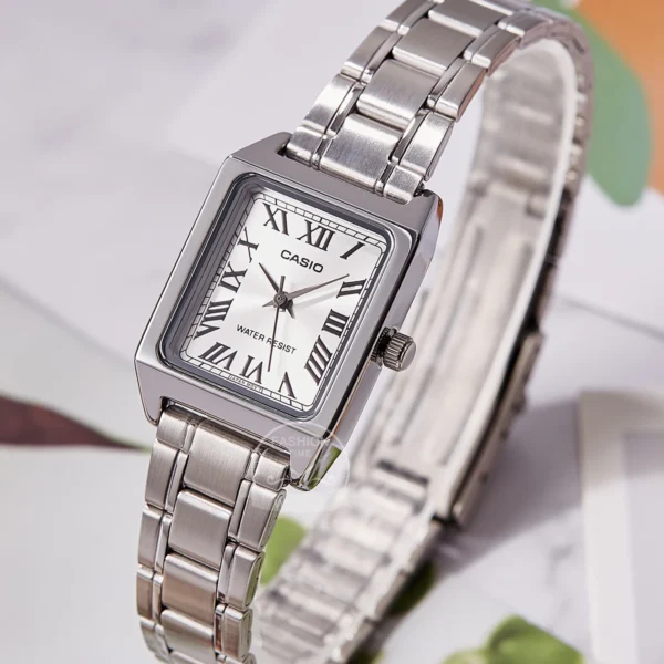 Casio watch for women top brand luxury set 30m Waterproof Quartz ladies watch Tonneau shape Stainless Ste reloj mujer LTP-V007D- - Image 4