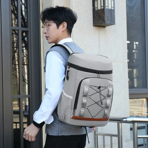Cooler Backpack Waterproof Lunch Backpack Leakproof Camping Cooler Lightweight for Men Women for Piic Camping Hiking Shopping - Image 3