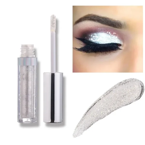 Liquid Glitter Eyeshadow Eye Liner Pen Metallic Diamond Shiny Eyeshadow Shimmer Pigmented Long lasting Cosmetic Makeup - Image 6