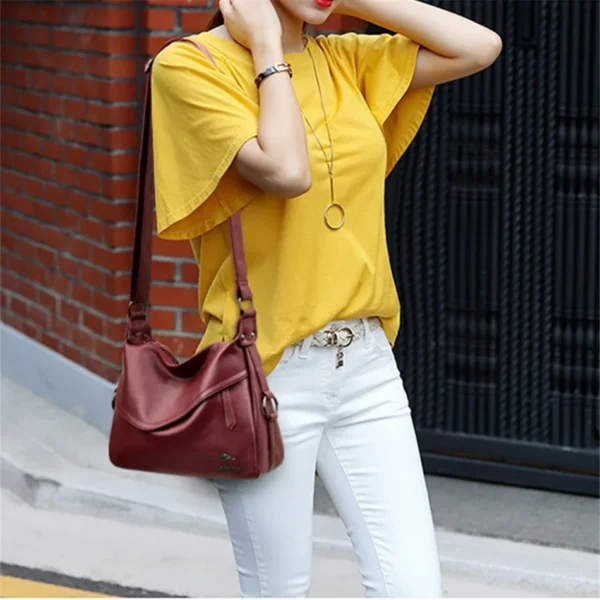 Genuine Brand Sac A Main Soft Leather Shoulder Bags for Women 2024 Luxury Women's Crossbody Bag Designer High Quality Handbags - Image 3