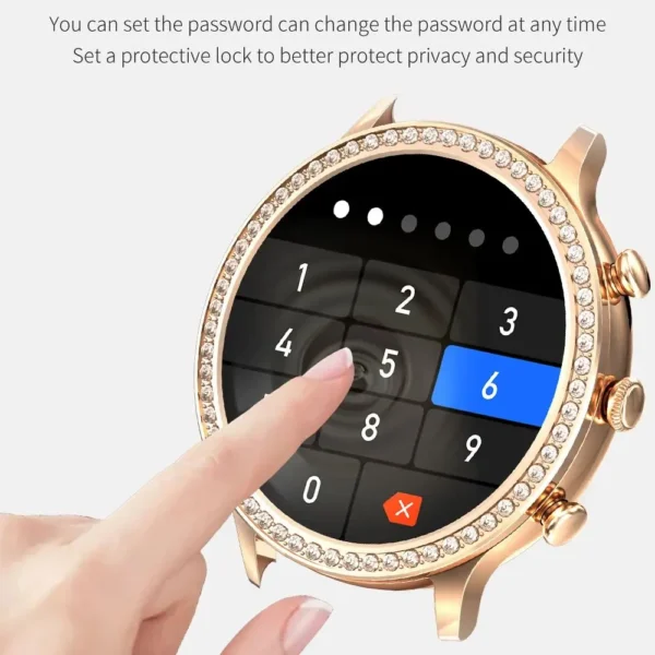 Fashion Luxury Smart Watch Women Bluetooth Call Blood Pressure DIY Custom Sport Fitness Waterproof Smart watches For Women Gift - Image 5