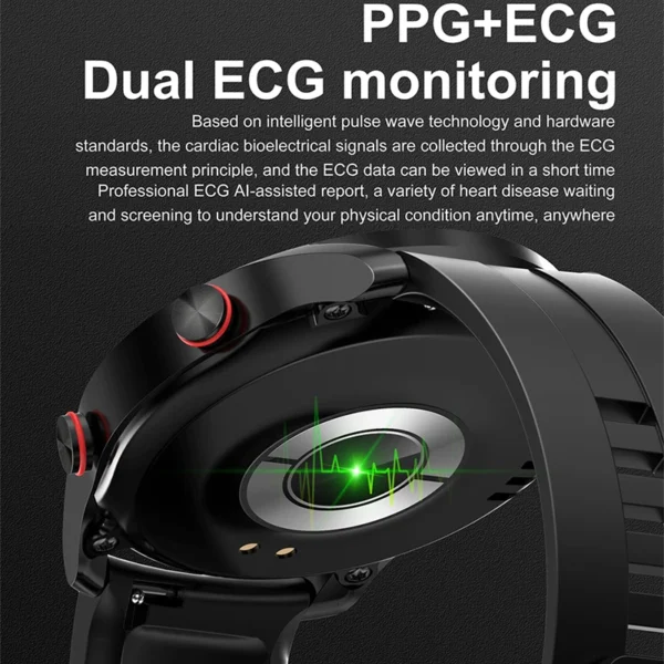 HW20 ECG+PPG Bluetooth Call Smart Watch 2022 Men Full Touch Sport Watch Health Tracker Men Smartwatch Waterproof For Android IOS - Image 2