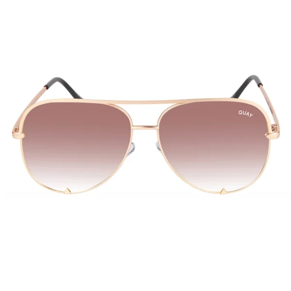 Quay Brand Designer Sunglasses Women Classic Alloy Mirror Pilot Eyewear Accessory Ladies HIGH KEY Sun Glasses Female Oculos - Image 5