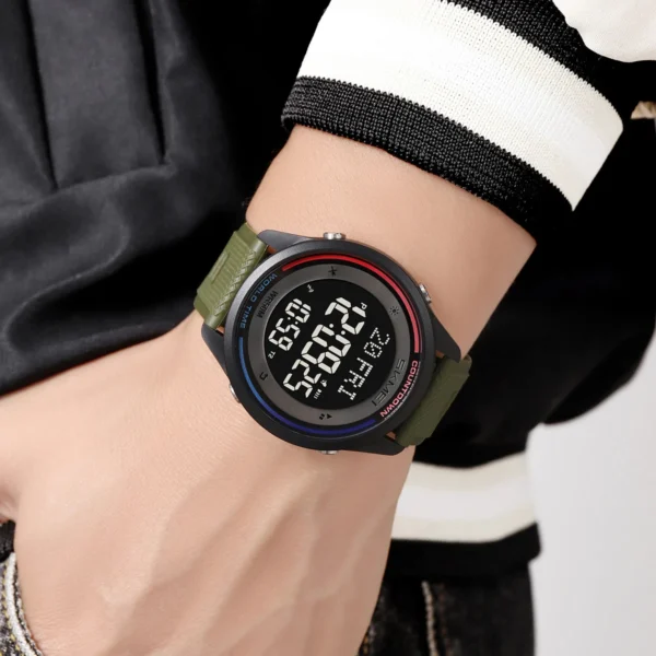SKMEI Military Digital Wristwatches For Men Women Outdoor Waterproof World Time Clock Watches Fashion Sports Watch Reloj Hombre - Image 3