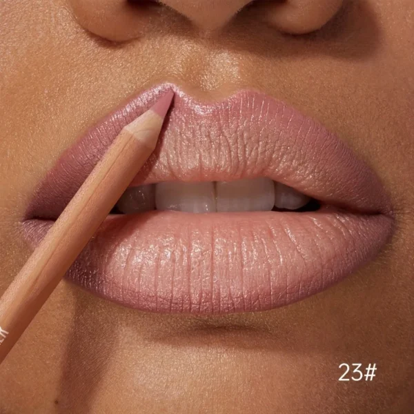 1pc Matte Lipstick & Liner Pen, Waterproof, Long-Lasting, Non-Stick, Berry Shades for All Skin Types, Makeup Pencils for Women - Image 5