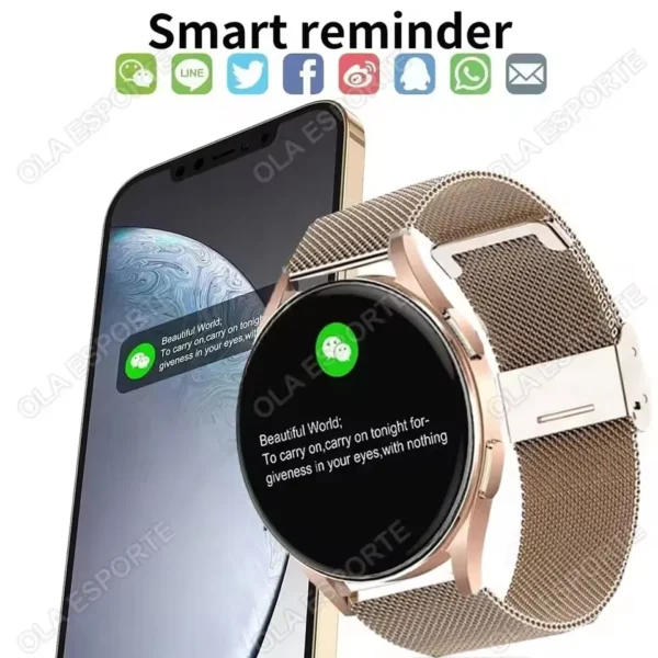 2025 New Women SmartWatch Bluetooth Call Lady Watches Sport Waterproof Heart Rate Sleep Smart Watch for Women Present Gift - Image 4
