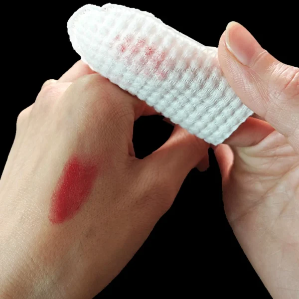 120PCS Makeup Removal Cotton Pads Hand-insert Disposable Makeup Accessories Remover Practical Face Soft U-shaped Remover Paper - Image 4