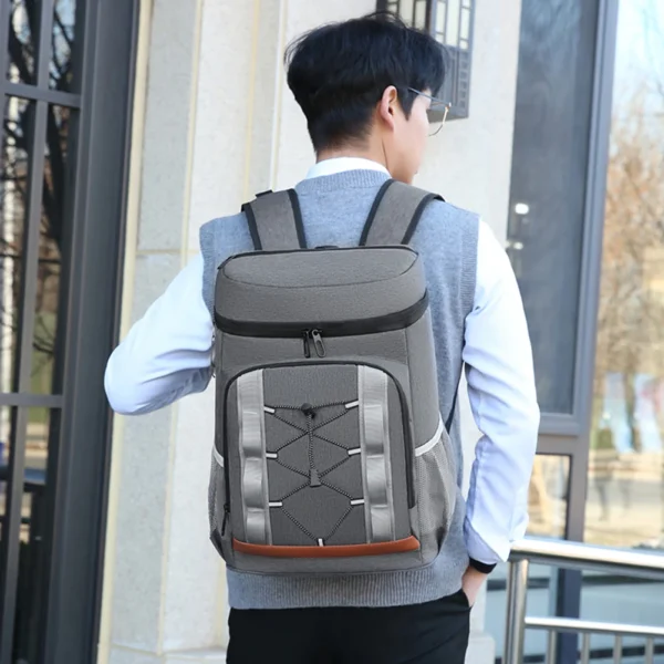 Cooler Backpack Waterproof Lunch Backpack Leakproof Camping Cooler Lightweight for Men Women for Piic Camping Hiking Shopping - Image 2