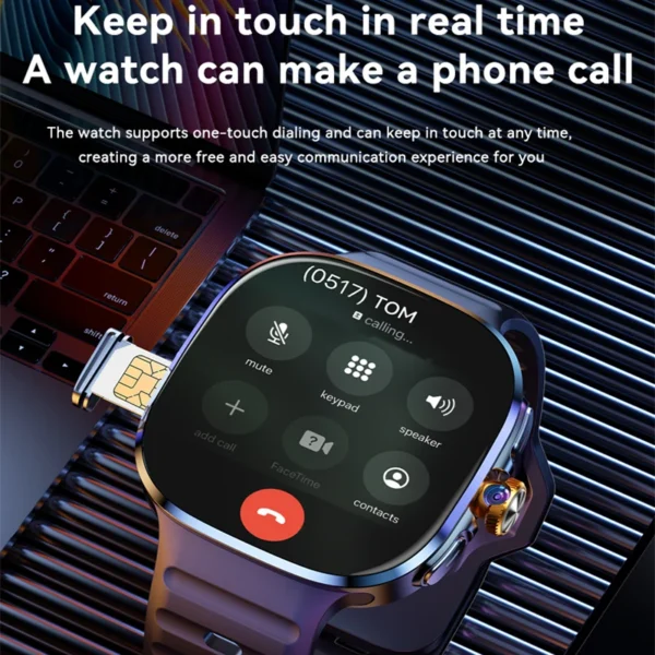 IMOSI Android Smart Watch Men GPS 3GB RAM/32G ROM Storage HD Dual Camera NFC 2G 4G SIM Card WIFI Wireless Fast Internet Access - Image 5