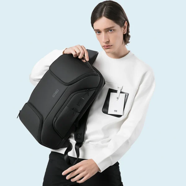 BANGE Business USB Charging Smart Backpacks Fits 15.6 Inch Laptop Commute Backpack WaterProof Carry On Bag for Men Travel Bags - Image 6