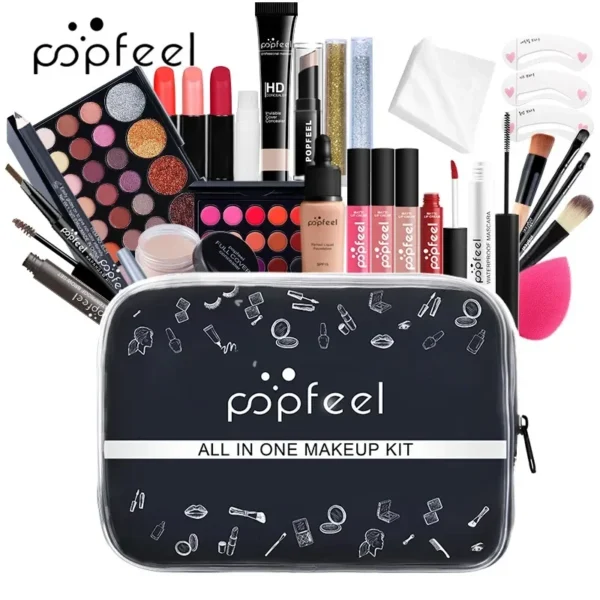 POPFEEL All In One Makeup Kit for Women Full Kit Set, All in One Makeup Sets Include Eyebrow Eyeliner Eyeshadow - Image 6