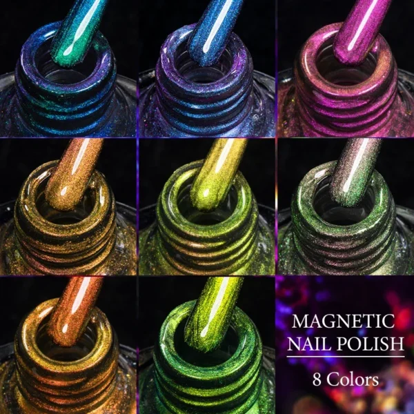 8ml 9D Laser Cat Magnetic Nail Polish No Need Lamp Long Lasting Nail Art Polish Varnish For Nails Manicure Design Nail Supplies - Image 3