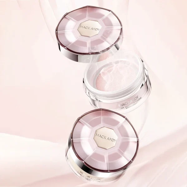 Lightweight Soft Glow Loose Powder Waterproof Sweatproof Long Lasting Oil Control Fixing Loose Powder for Students