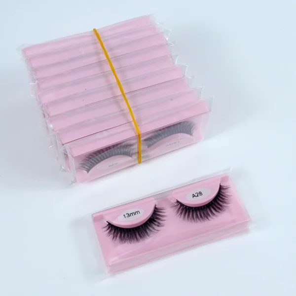 10/30/50/100 Pairs Wholesale False Eyelashes Ntural Look Faux Mink Lashes Fluffy Wispy Fake Lashes Suppliers - Image 6