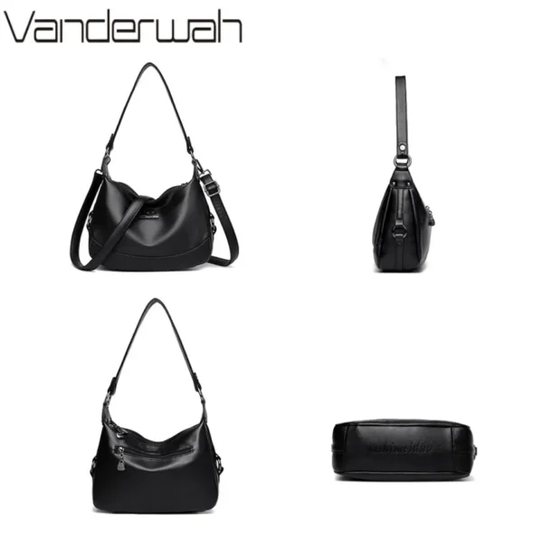 Casual Elegant Shoulder Bags For Women Luxury Designer Purse High Quality PU Leather Handbags New Ladies Messenger Commuting Sac - Image 5