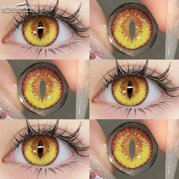 EYESHARE Halloween Color Contact Lenses For Eyes Anime Cosplay Colored Lenses Blue Lenses Contact Lens Beauty Eye Makeup - Image 5
