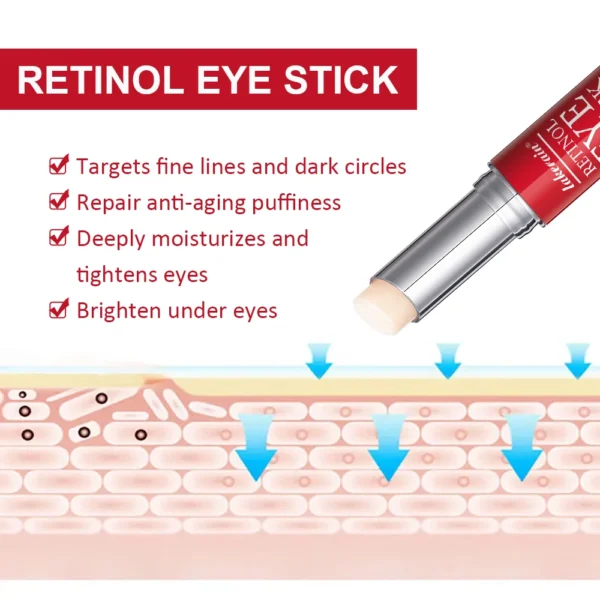 HOT Anti-Wrinkle Eye Cream Retinol Remove Eye Bags Dark Circles Anti Aging Lifting Whitening Moisturizing Brighten Eye Primer - Image 3