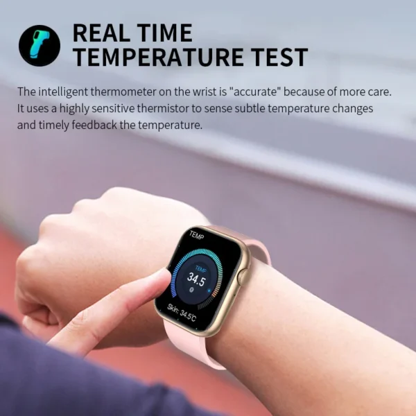 LIGE Smart Watch For Women Full Touch Screen Bluetooth Call Waterproof Watches Sport Fitness Tracker Smartwatch Lady Reloj Mujer - Image 4