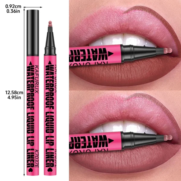 1PC Liquid Matte12-Color Lipliner Pencil Waterproof Plumping Stain Lipstick Natural Lip Liner Outline Lips Contour Makeup - Image 9