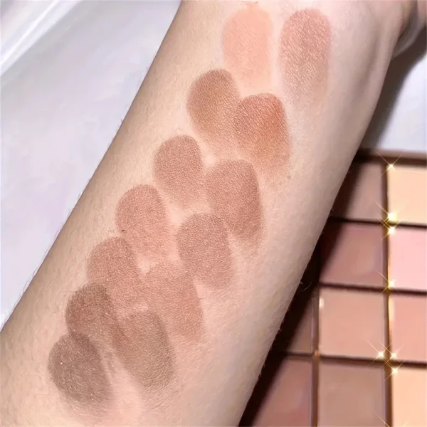 25 Color Eyeshadow Palette - Neutral Gray and Brown Earthy Tone Coffee and Chocolate Style Makeup Shadows for Eyes Maquiagem - Image 3