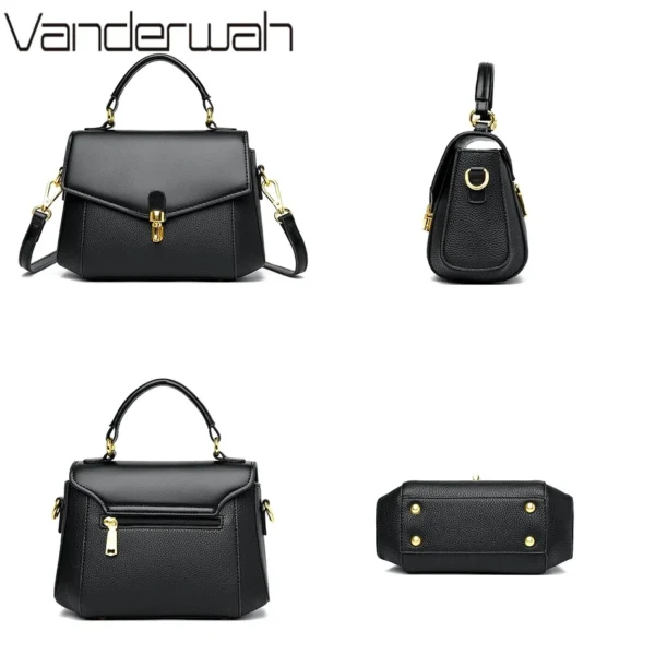 Luxury Women Handbags and Purses Casual Style Designer Crossbody Bags High Quality Leather Shoulder Messenger Bag 2024 Small Sac - Image 5
