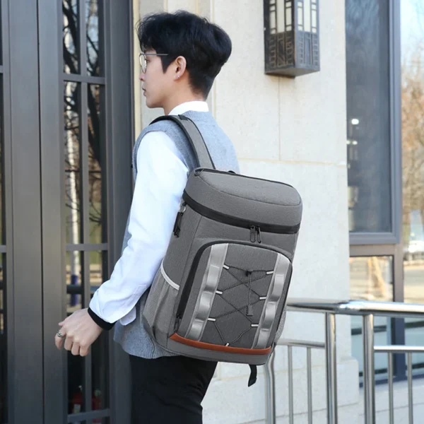Cooler Backpack Waterproof Lunch Backpack Leakproof Camping Cooler Lightweight for Men Women for Piic Camping Hiking Shopping - Image 6