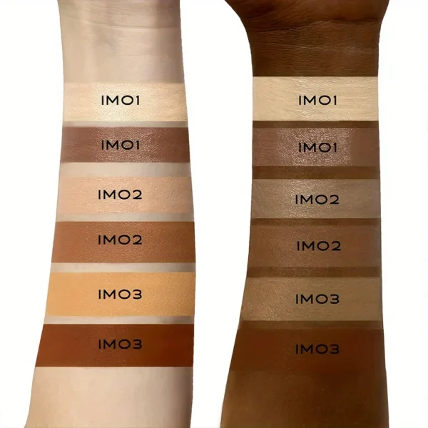 Double-Ended Contour Stick - Highlighter & Bronzer 2-in-1, Creamy Blendable, Waterproof, Long-Lasting, Travel-Friendly Makeup - Image 2