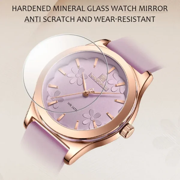 NAVIFORCE NF5051 Women Watch Silicone Quartz Wrist watches for Women Sport Clock Girls Gift Ladies Watches - Image 5