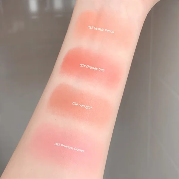 Three dimensional relief mist Color blush natural tender delicate hold makeup low saturation female blush cream - Image 5