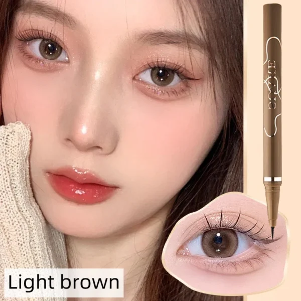 Ultra Thin Black Brown Lower Eyelash Eyeliner Pen Waterproof Lasting Smooth Lying Silkworm Eyes Liner Pencils Eye Makeup Tools - Image 5